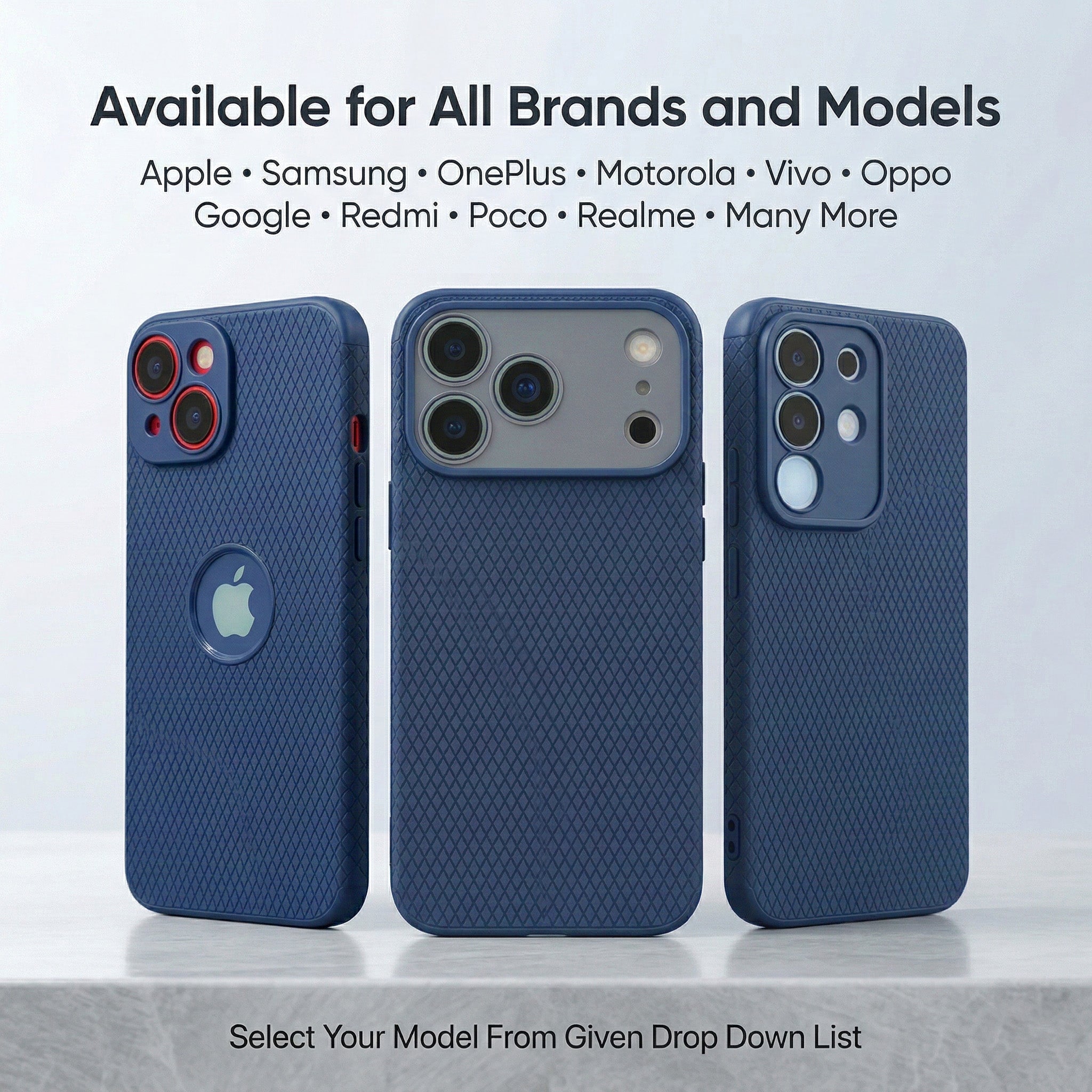 Liquid Silicone Camera Protection Side Grip Texture Soft and Flexible Cases.Only Blue
