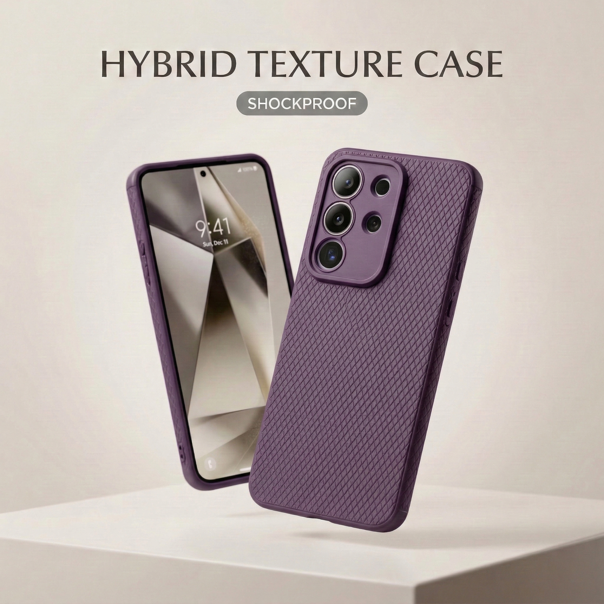 Liquid Silicone Camera Protection Side Grip Texture Soft and Flexible Cases.Only Purple