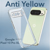 For Google Pixel 10 Pro XL Lifetime Anti-Yellow Clear Back Cover Case (Sleek Hard Crystal | Shockproof and Camera Protection)