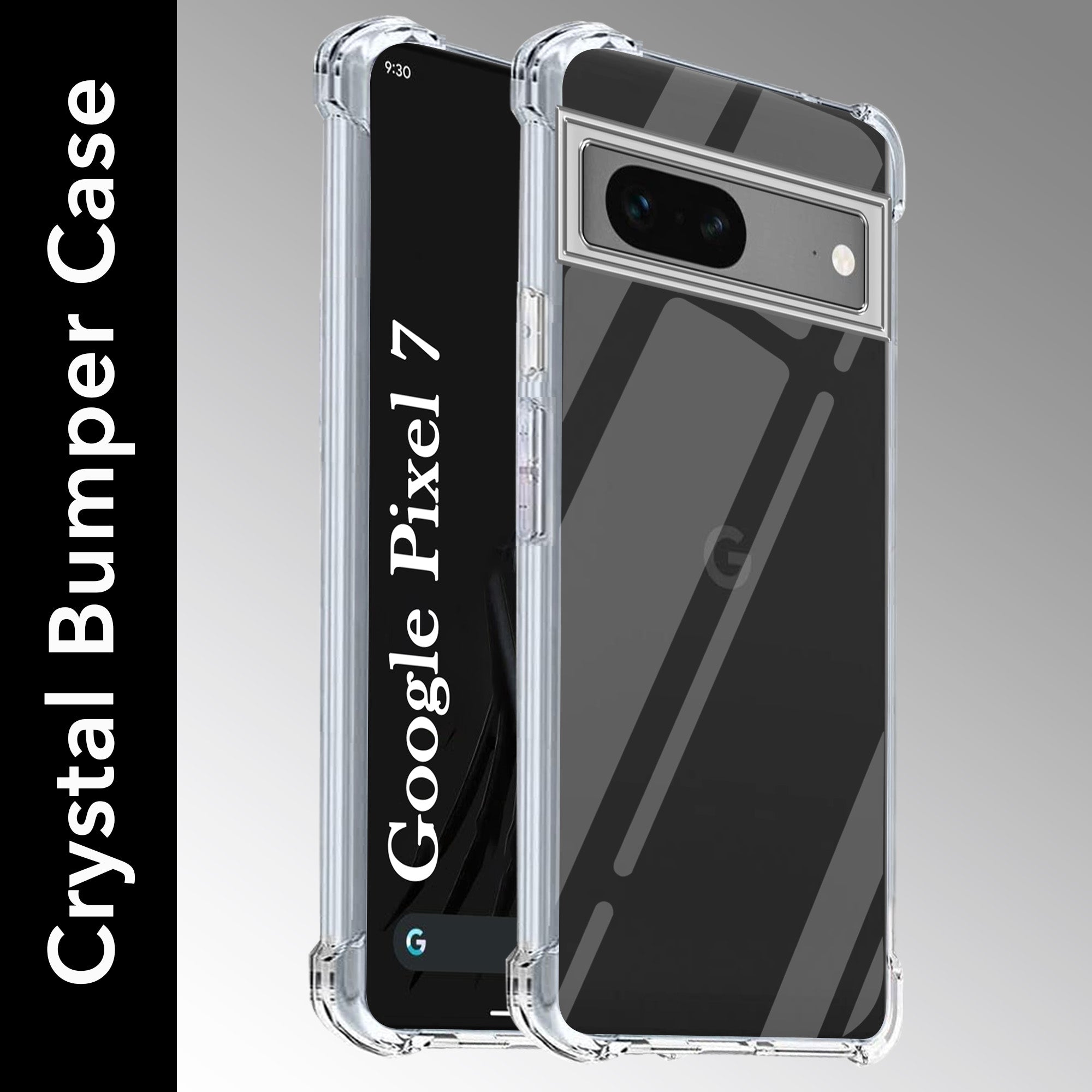 For Google Pixel 7 Back Cover ( Shockproof Crystal Clear | Drop & Camera Protection | Hard Polycarbonate)