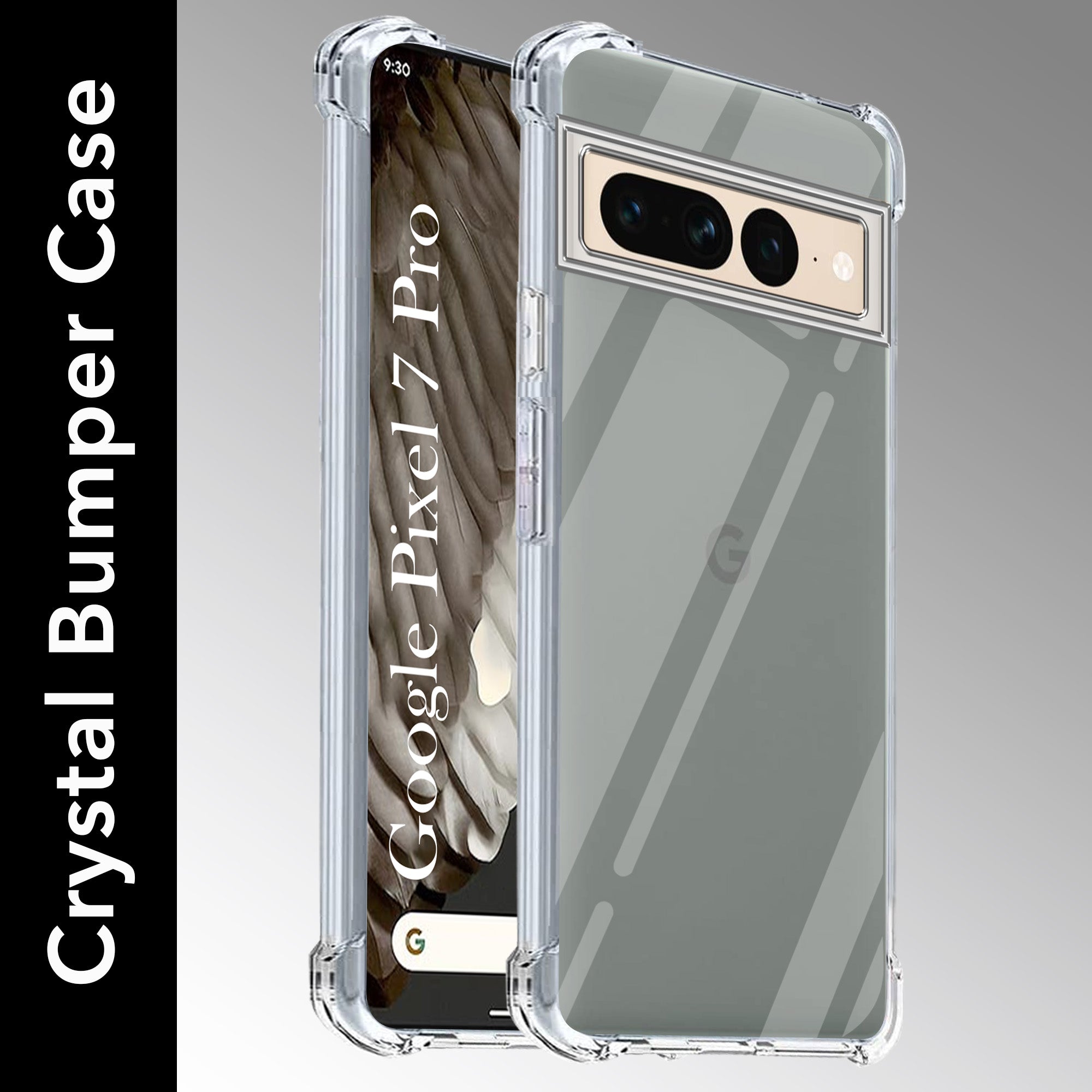 For Google Pixel 7 Pro Back Cover ( Shockproof Crystal Clear Case | Drop & Camera Protection | Hard Polycarbonate)
