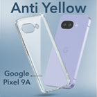For Google Pixel 9A Back Cover Case (Hard Anti Yellow Clear Case | Sleek Hard Crystal Clear | Drop & Camera Protection | Shockproof Polycarbonate)