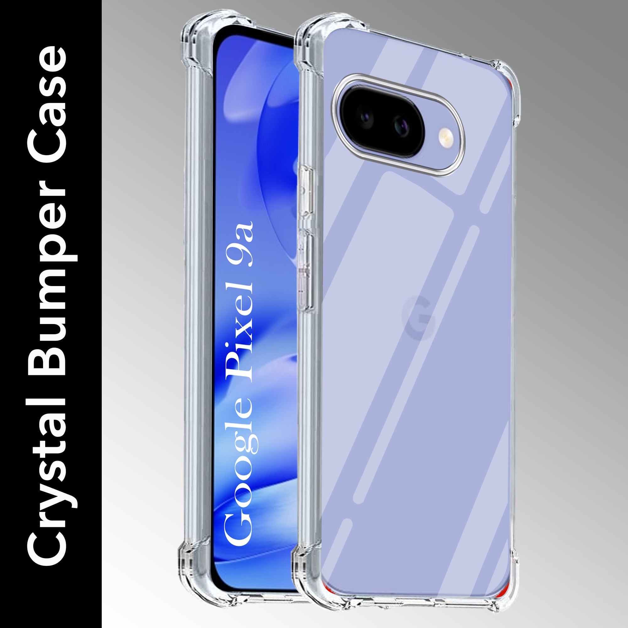 For Google Pixel 9A Back Cover ( Shockproof Crystal Clear Case |  Drop & Camera Protection | Hard Polycarbonate)