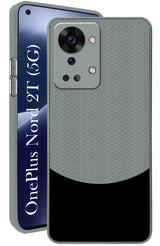 For OnePlus Nord 2T Back Cover Case (Elegant PU Leather Finish | Premium Minimalist Professional | Camera Protection Bump)