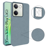 For Vivo Y300 Plus Back Cover Case (Glass Like Camera Protection | Leather Feel | Minimalist Professional Grip)