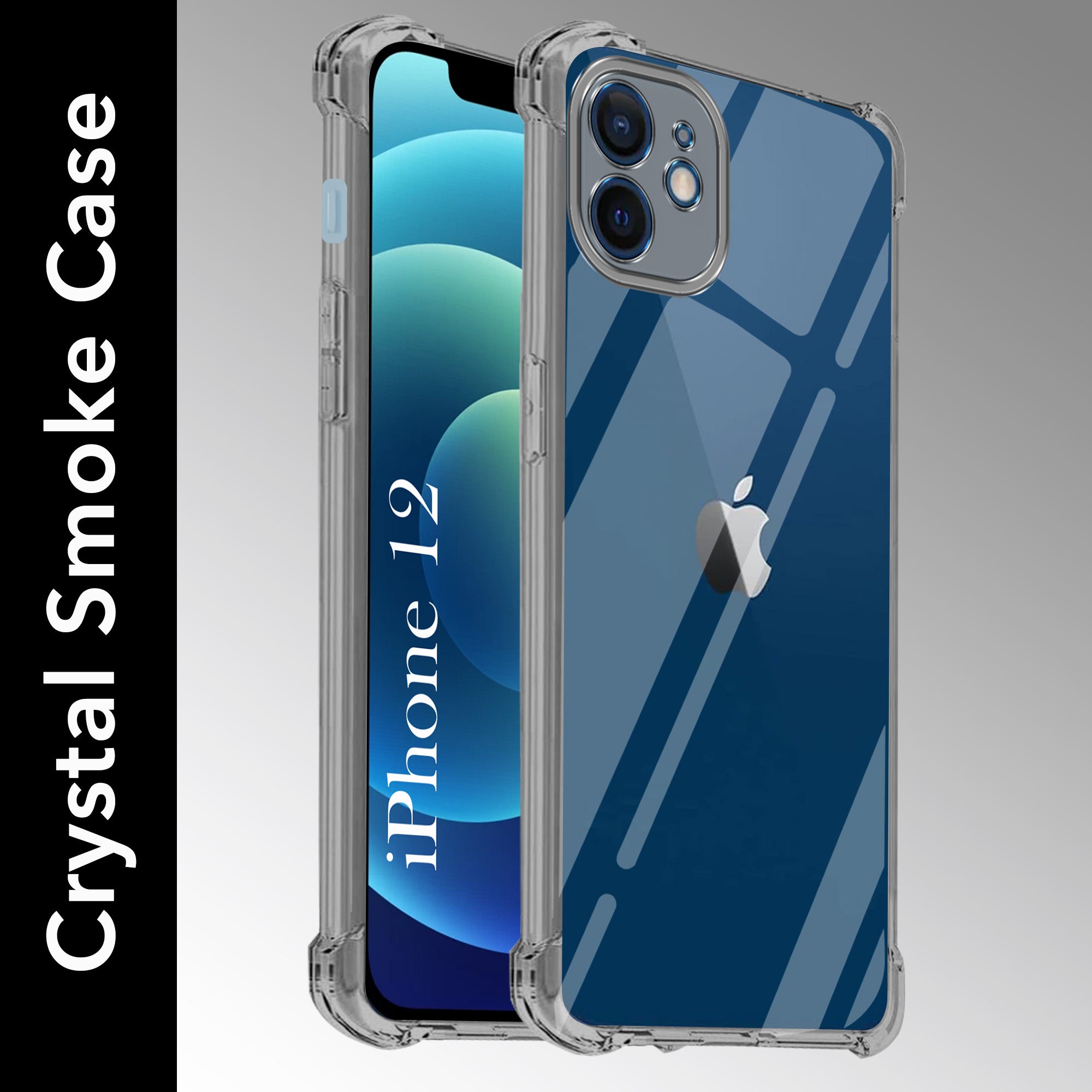 For Apple iPhone 12  Back Cover (Shockproof Crystal Clear Case |  Drop & Camera Protection | Hard Polycarbonate)