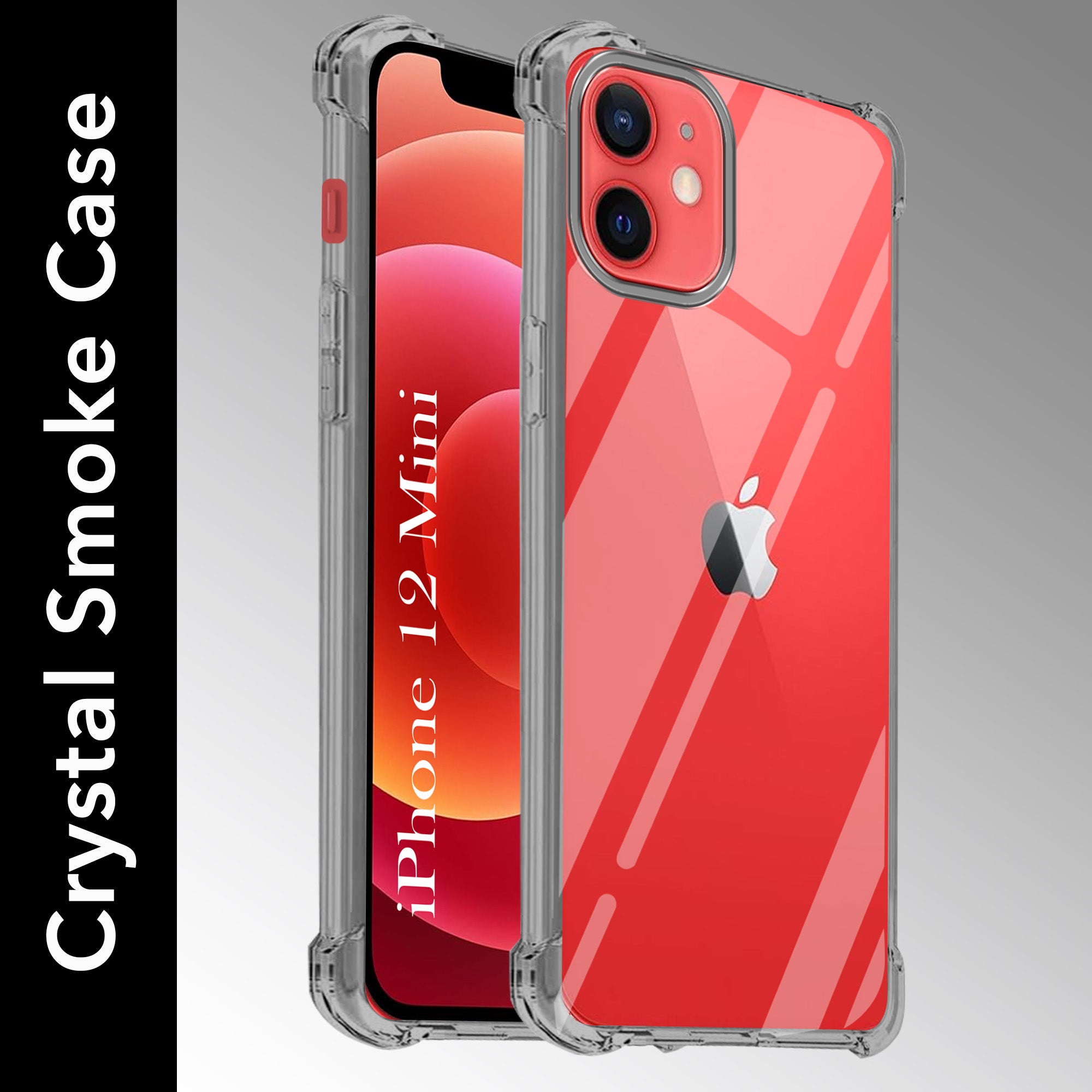 For Apple iPhone 12 Mini Back Cover (Shockproof Crystal Clear Case |  Drop & Camera Protection | Hard Polycarbonate)