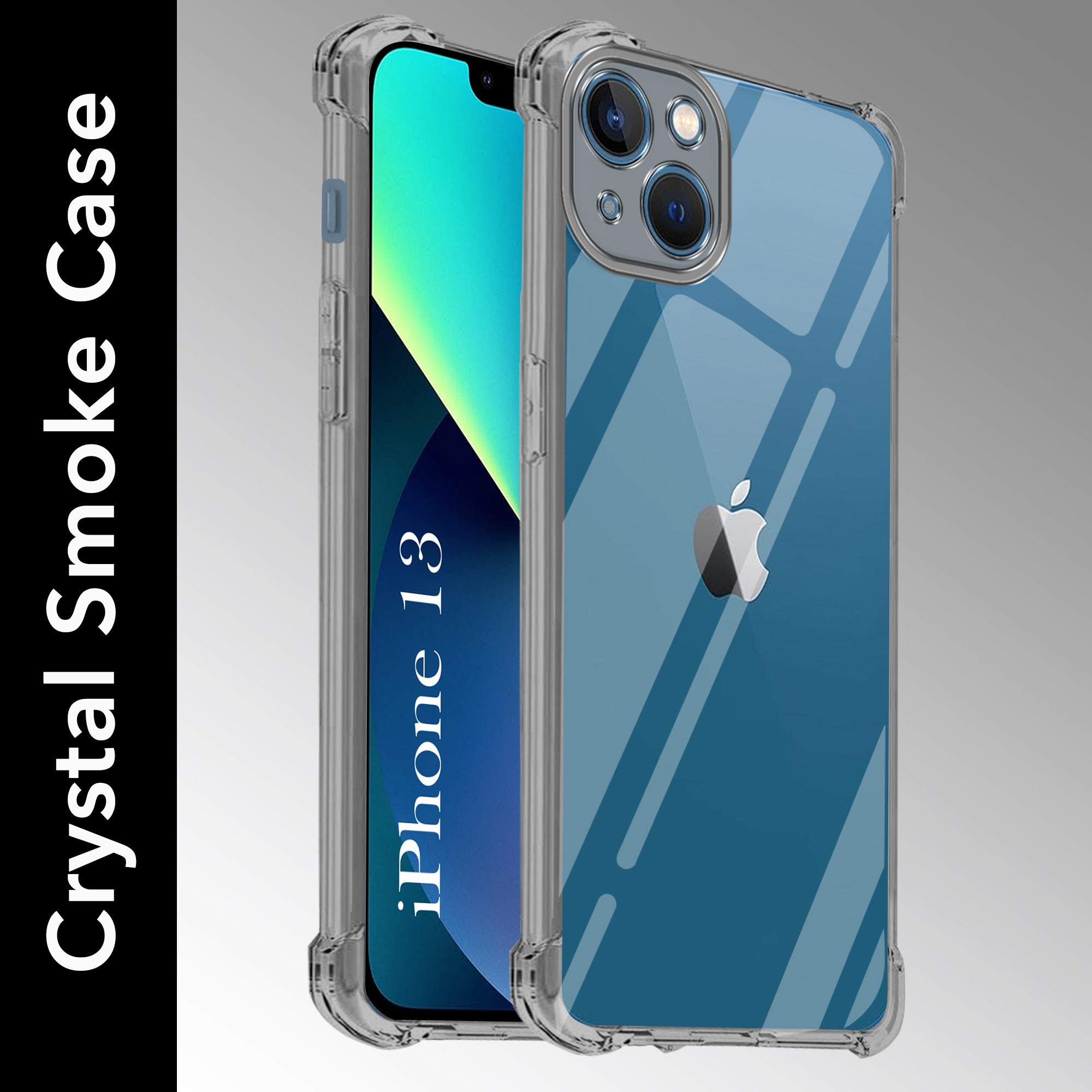 For Apple iPhone 13  Back Cover (Shockproof Crystal Clear  Case |  Drop & Camera Protection | Hard Polycarbonate)