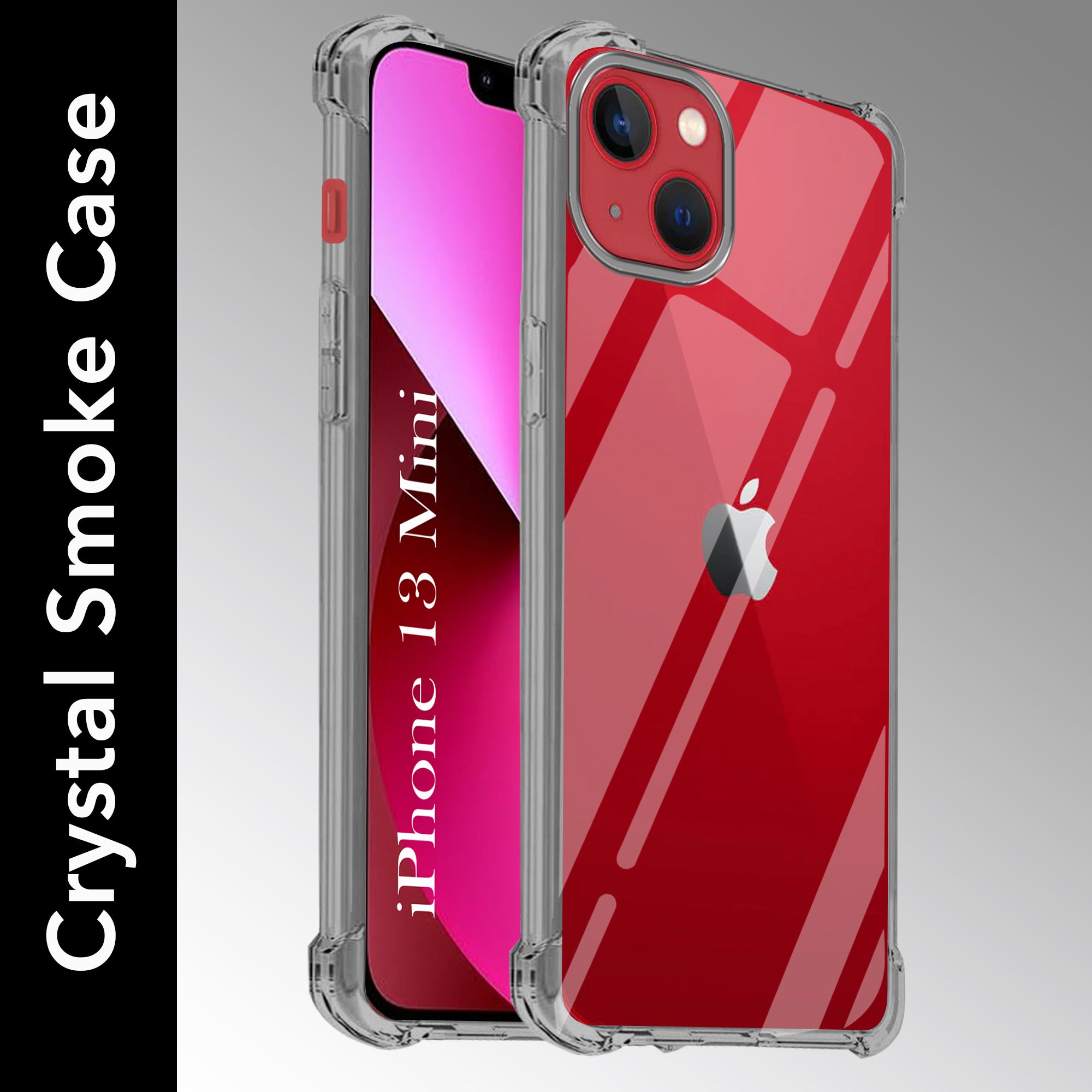 For Apple iPhone 13 Mini Back Cover (Shockproof Crystal Clear Case |  Drop & Camera Protection | Hard Polycarbonate)