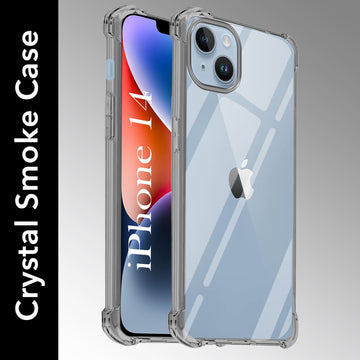 For Apple iPhone 14 Back Cover (Shockproof Crystal Clear Case |  Drop & Camera Protection | Hard Polycarbonate)
