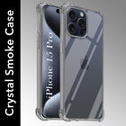 For Apple iPhone 15 Pro Back Cover (Shockproof Crystal Clear Case |  Drop & Camera Protection | Hard Polycarbonate)