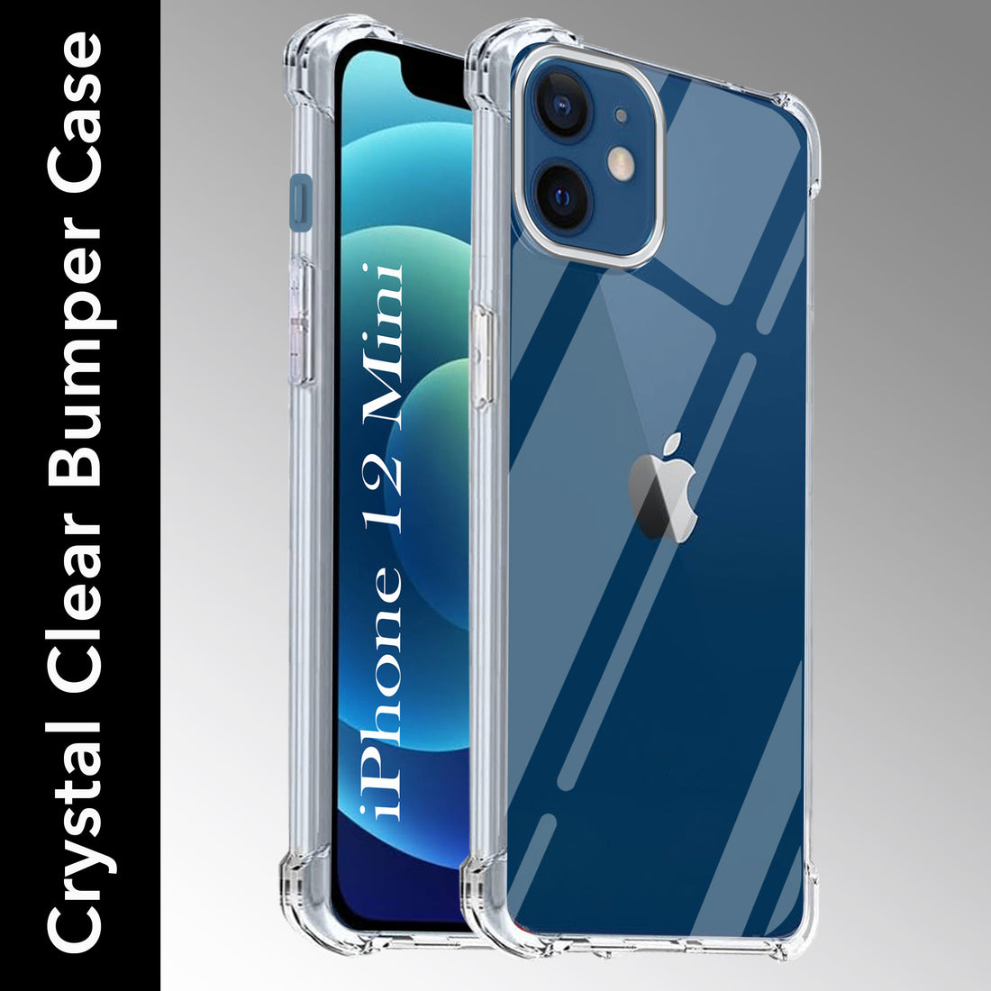For Apple iPhone 12 Mini Back Cover (Shockproof Crystal Clear Case |  Drop & Camera Protection | Hard Polycarbonate)