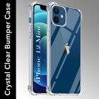For Apple iPhone 12 Mini Back Cover (Shockproof Crystal Clear Case |  Drop & Camera Protection | Hard Polycarbonate)