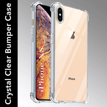 For Apple iPhone Xs Back Cover (Shockproof Crystal Clear Case |  Drop & Camera Protection | Hard Polycarbonate)