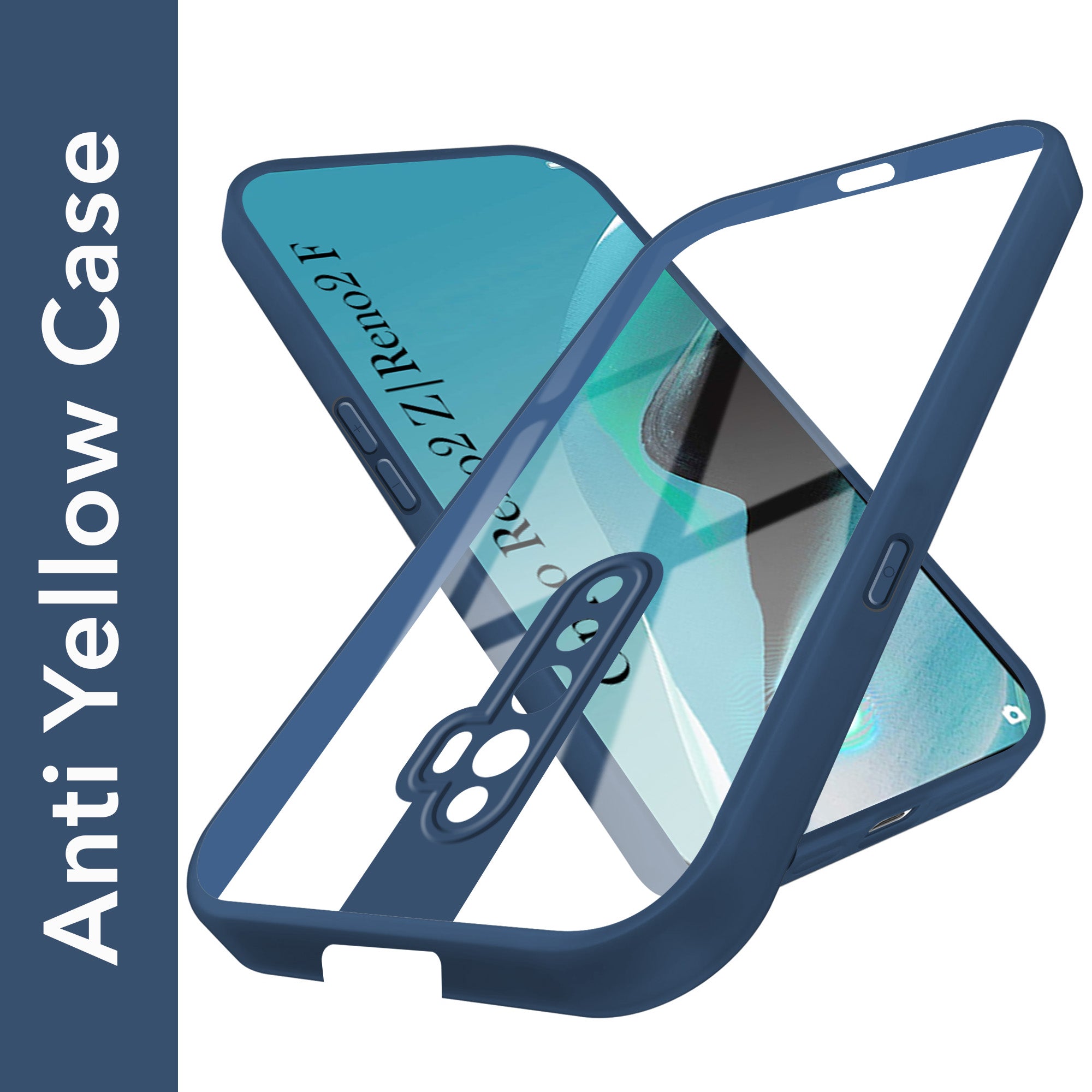 For Reno2 Z | Reno 2Z | Reno 2F | 2 F Back Cover Case Ultra-Hybrid (Lifetime Anti Yellow | Anti Scratch | Crystal Clear Shockproof)