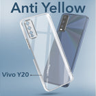For Vivo Y20 2021 Back Cover Case (Hard Anti Yellow Clear Case | Drop & Camera Protection | Shockproof Polycarbonate)