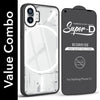 For Nothing Phone 1 (Combo with Back Cover and 9H Tempered Glass (Lifetime Anti-Yellow | Crystal Clear Shockproof | Oleophobic Coating Screen Glass)