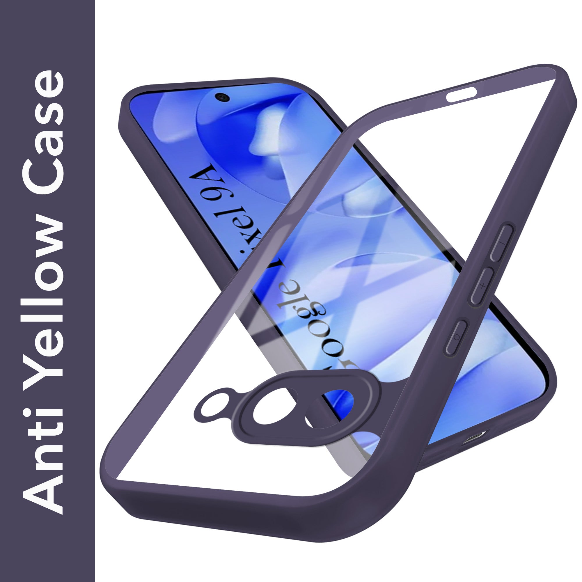 For Google Pixel 9A Back Cover Case (Lifetime Anti Yellow | Anti Scratch | Crystal Clear Shockproof)