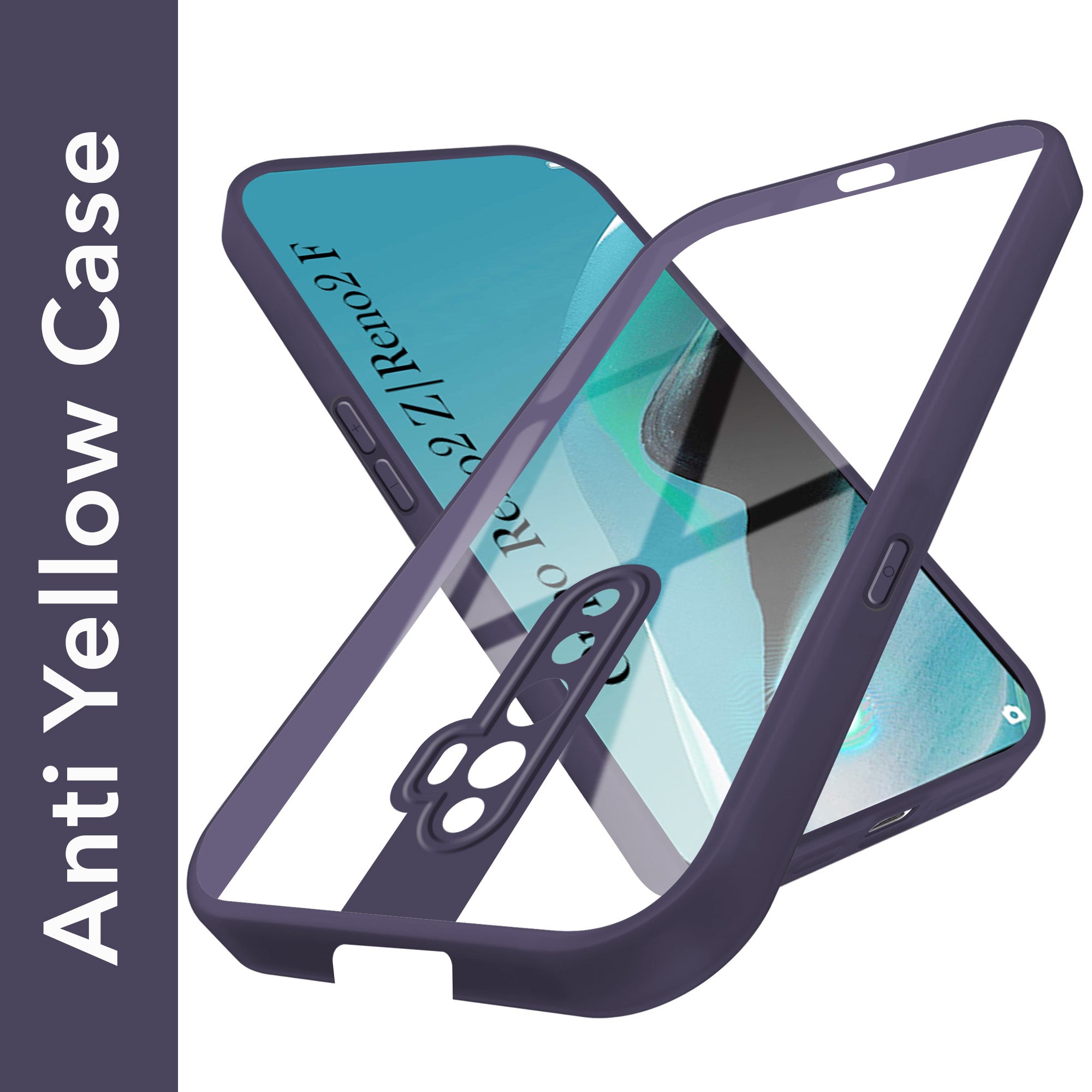 For Reno2 Z | Reno 2Z | Reno 2F | 2 F Back Cover Case Ultra-Hybrid (Lifetime Anti Yellow | Anti Scratch | Crystal Clear Shockproof)