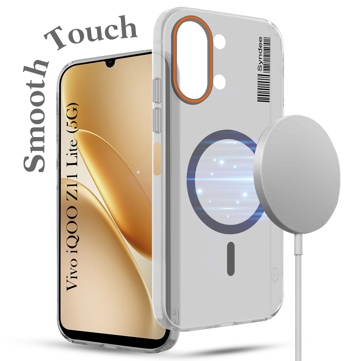 For Vivo iQOO Z11 Lite Back Cover Case (Soft Touch | Camera Bump Protection | MagSafe Compatible | Matte Finish)