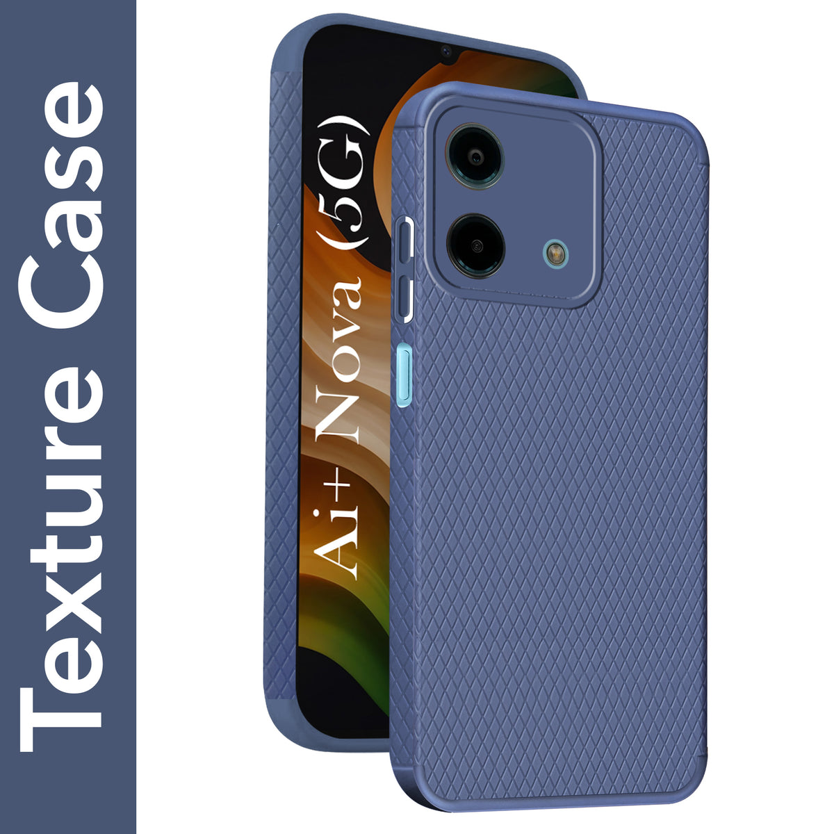 For Ai+ Nova 5G Back Cover Case Liquid Silicone (Camera Protection | Side Grip Texture | Soft and Flexible)