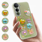 For Vivo Y400 Back Cover Case (3D Cute Cartoons | Hard Back Side Soft | Matte Premium Finish | HD Printing)