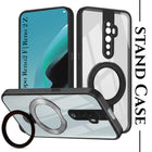 For Oppo Reno2 Z | Reno 2Z | Reno 2F | 2 F Back Cover Case (Kick Stand Ring Holder | Life time Anti Yellow | Camera Protection)