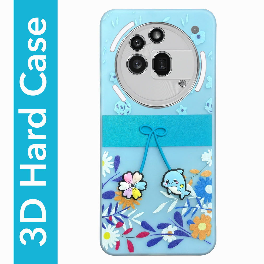 For Nothing Phone 3A Pro 5G Back Cover Case (3D Cute Cartoons | Hard Back Side Soft | Matte Premium Finish | HD Printing)