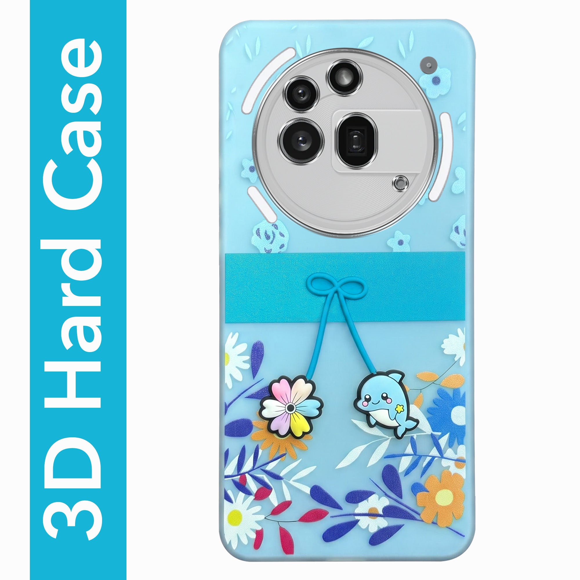 For Nothing Phone 3A Pro 5G Back Cover Case (3D Cute Cartoons | Hard Back Side Soft | Matte Premium Finish | HD Printing)
