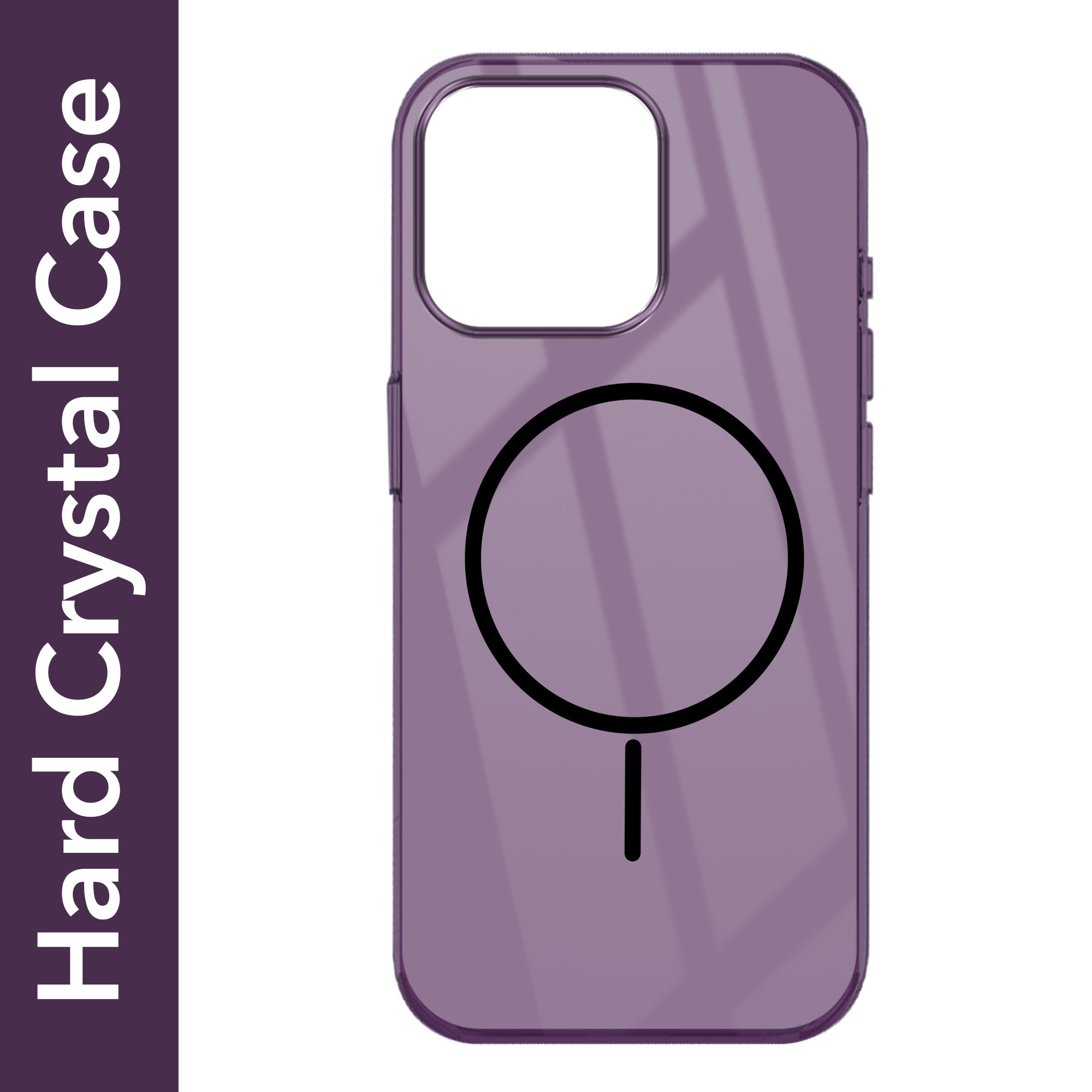 For Apple iPhone 16 Pro Back Cover Case (Crystal Clear Case | MagSafe Wireless Charging Support | Hard Anti Yellow | Camera Protection Bump)