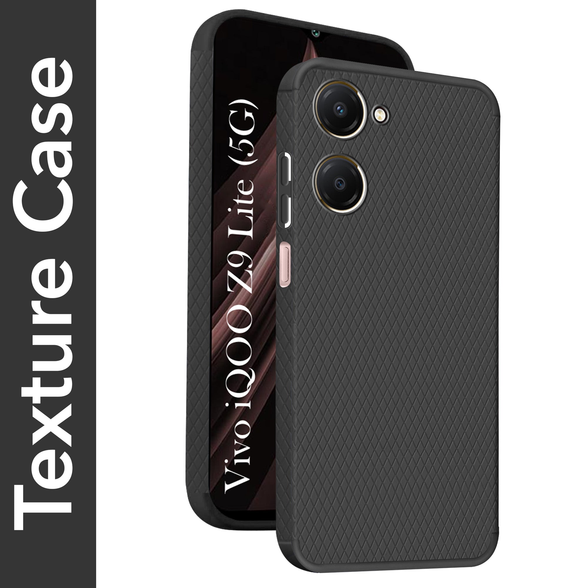 For Vivo iQOO Z9 Lite 5G Back Cover Case Liquid Silicone (Camera Protection | Side Grip Texture | Soft and Flexible)