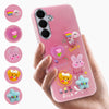 For Samsung Galaxy S25 FE Back Cover Case (3D Cute Cartoons | Hard Back Side Soft | Matte Premium Finish | HD Printing)