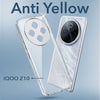 For Vivo iQOO Z10 Back Cover Case Lifetime Anti-Yellow Clear (Sleek Hard Crystal | Shockproof and Camera Protection)