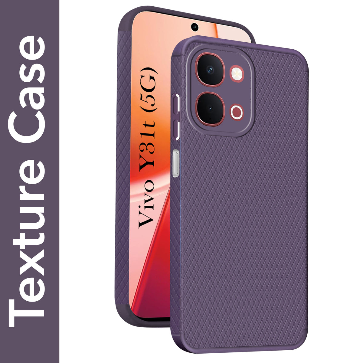 For Vivo Y31T 5G Back Cover Case Liquid Silicone (Camera Protection | Side Grip Texture | Soft and Flexible)