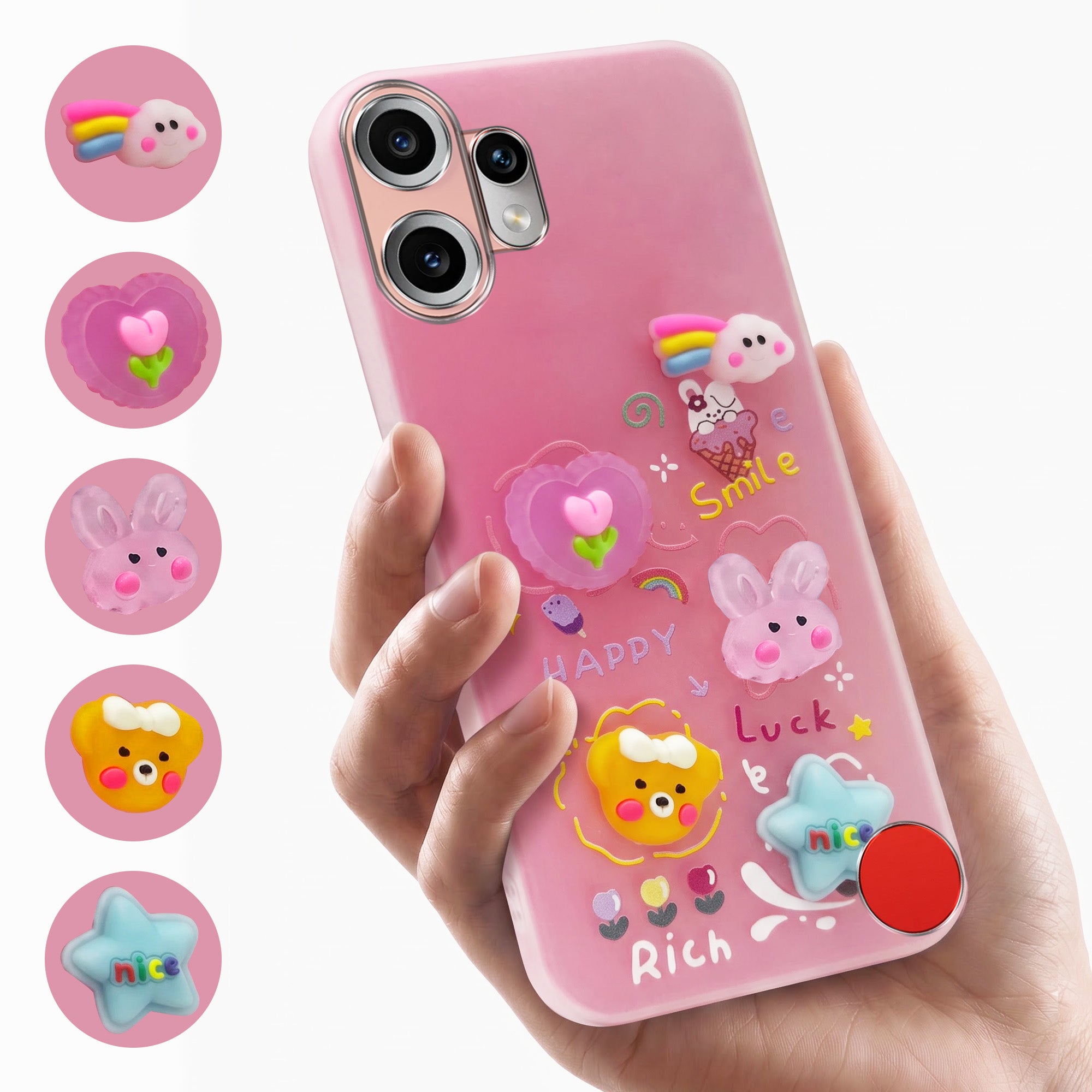 For Nothing CMF Phone 2 Pro Back Cover Case (3D Cute Cartoons | Hard Back Side Soft | Matte Premium Finish | HD Printing)