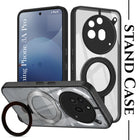 For Nothing Phone 3A Pro 5G Back Cover Case (Kick Stand Ring Holder | Life time Anti Yellow | Camera Protection)