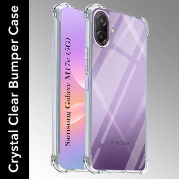 For Samsung Galaxy M17e Back Cover Shockproof Crystal-Clear (Drop & Camera Protection | Hard Polycarbonate)