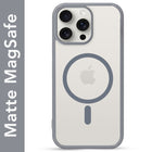 For Apple iPhone 15 Pro Matte Finish Back Case Cover (MagSafe Compatible | Translucent Soft Touch | Slim and Unbreakable)