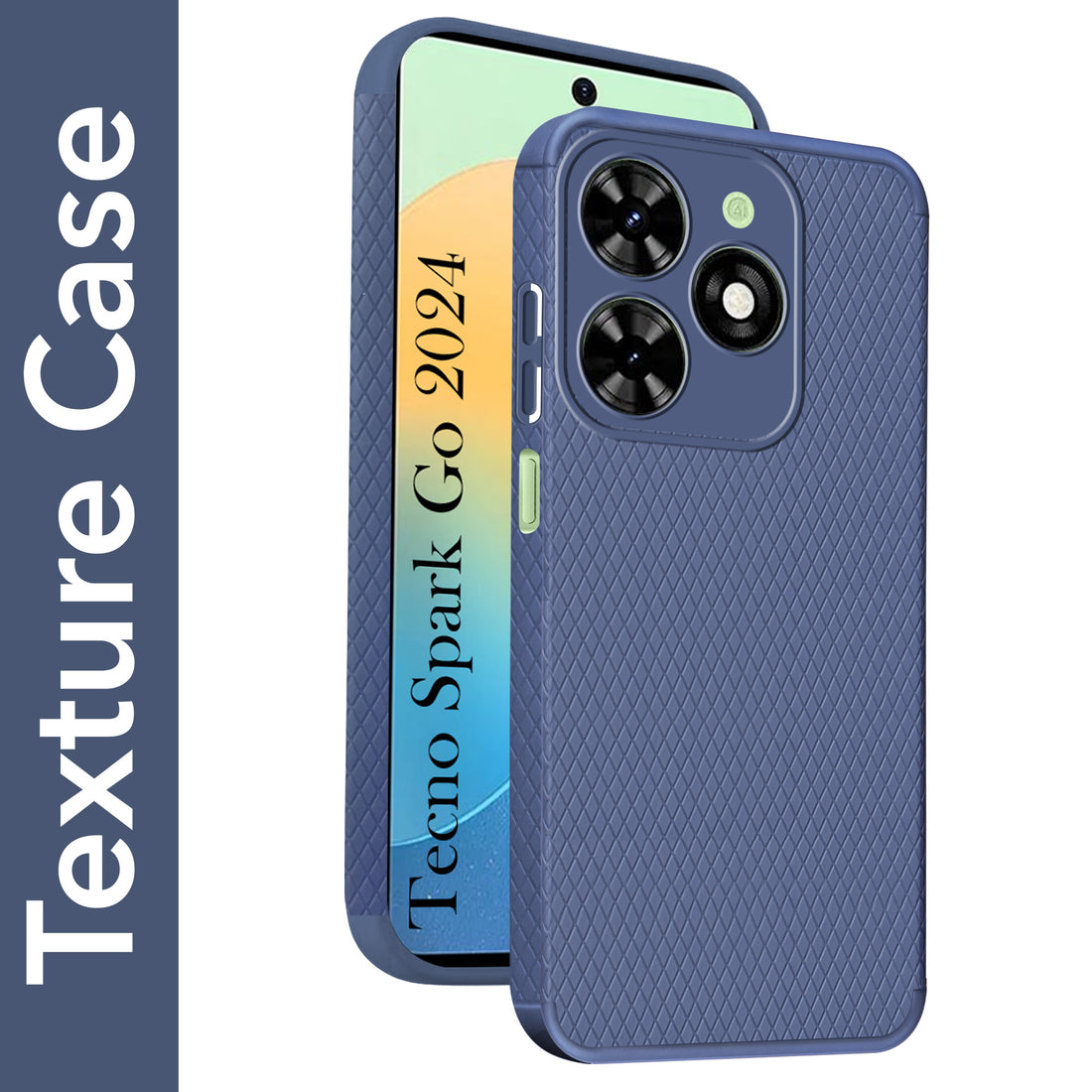 For Tecno Spark Go 2024 Back Cover Case (Liquid Silicone | Side Grip | Camera Protection)