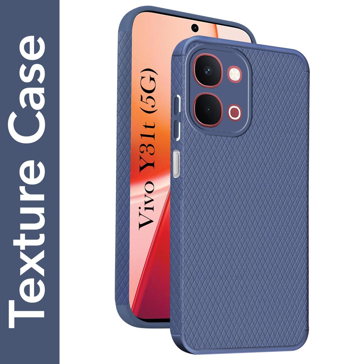 For Vivo Y31T 5G Back Cover Case Liquid Silicone (Camera Protection | Side Grip Texture | Soft and Flexible)