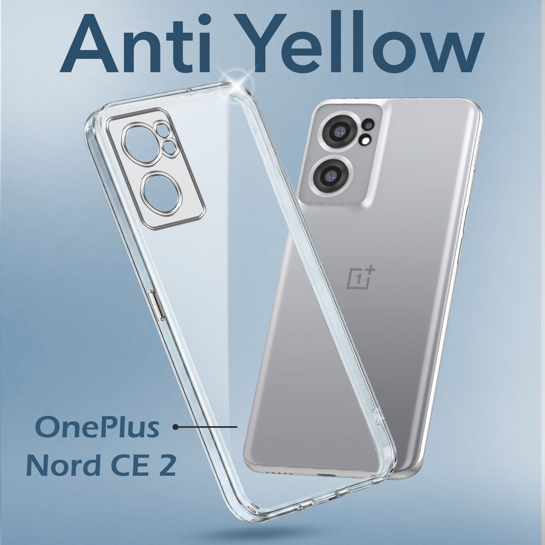 For OnePlus Nord CE 2 5G Back Cover Case (Hard Anti Yellow Clear Case | Drop & Camera Protection | Shockproof Polycarbonate)