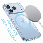 For Apple iPhone 18 Pro Max Back Cover Case Lifetime Anti-Yellow MagSafe Compatible Clear (Sleek Hard Crystal | Shockproof and Camera Protection)