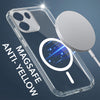 For Oneplus Nord CE 6 Back Cover Case Lifetime Anti-Yellow MagSafe Compatible Clear (Sleek Hard Crystal | Shockproof and Camera Protection)