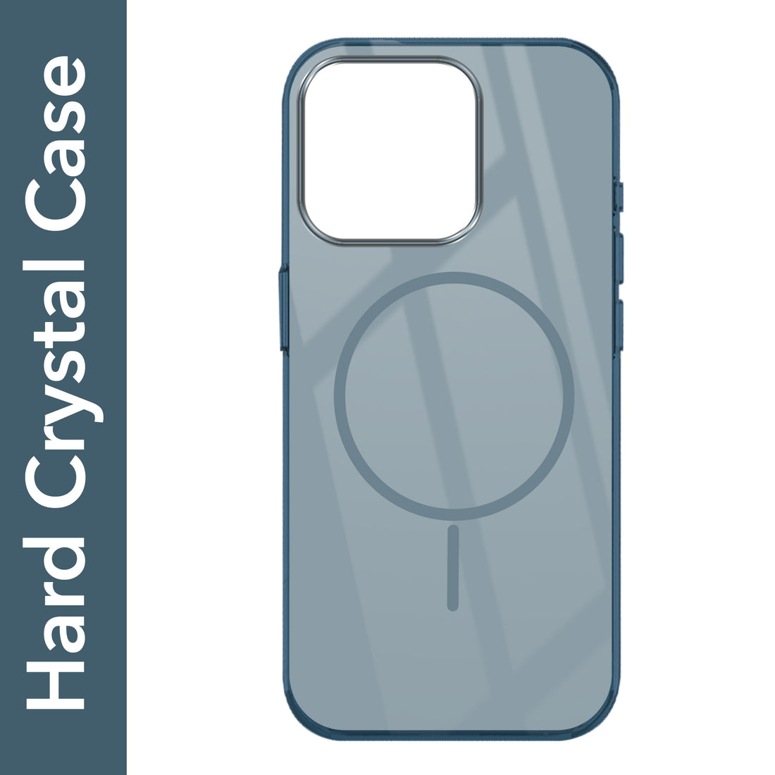 For Apple iPhone 13 Pro Back Cover Case (Crystal Clear Case | MagSafe Wireless Charging Support | Hard Anti Yellow | Camera Protection Bump)