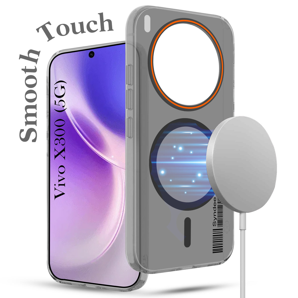 For Vivo X300 5G Back Cover Case (Soft Touch | Camera Bump Protection | MagSafe Compatible | Matte Finish)