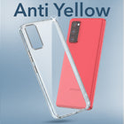 For Samsung Galaxy S20 FE 4G | S20 FE 5G Back Cover Case (Hard Anti Yellow Clear Case | Drop & Camera Protection | Shockproof Polycarbonate)