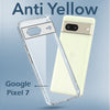 For Google Pixel 7 Back Cover Case Lifetime Anti-Yellow Clear (Sleek Hard Crystal | Shockproof and Camera Protection)