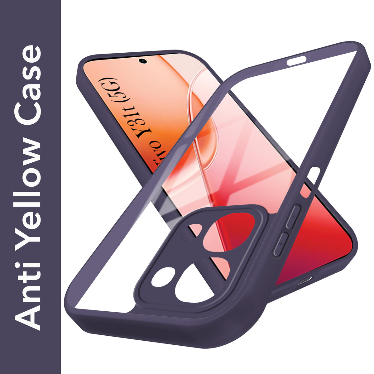 For Vivo Y31T 5G Back Cover Case Ultra-Hybrid (Lifetime Anti Yellow | Anti Scratch | Crystal Clear Shockproof)