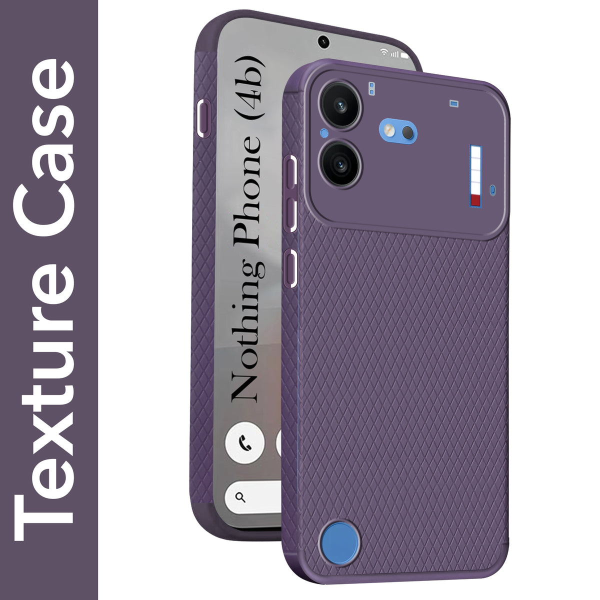 For Nothing Phone 4B 5G Back Cover Case Liquid Silicone (Camera Protection | Side Grip Texture | Soft and Flexible)