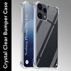 For Nothing Phone 3A Lite Back Cover Shockproof Crystal-Clear (Drop & Camera Protection | Hard Polycarbonate)